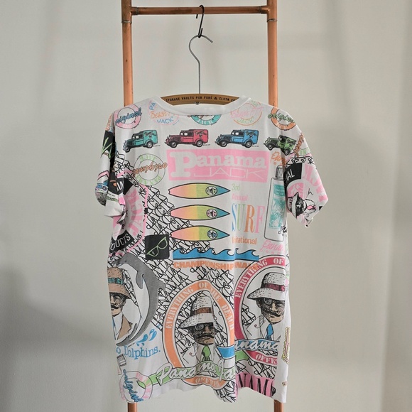 Vintage Panama Jack T-shirt (All Over Print) - Picture 10 of 13